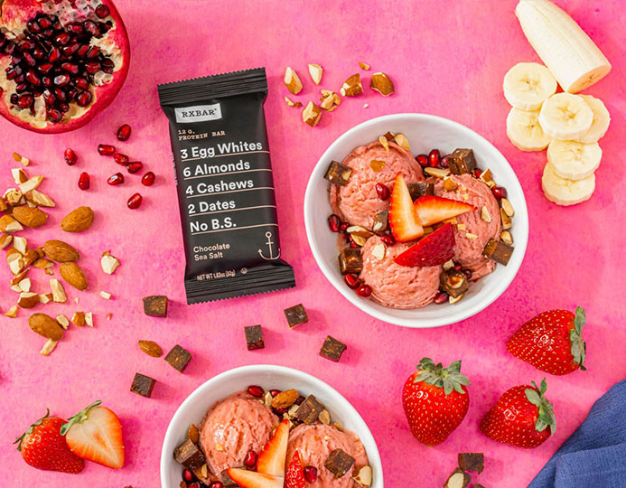 Strawberry Banana Nice Cream Sundae