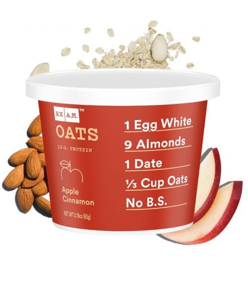 Apple Cinnamon Oatmeal Cups - High Protein Oats 