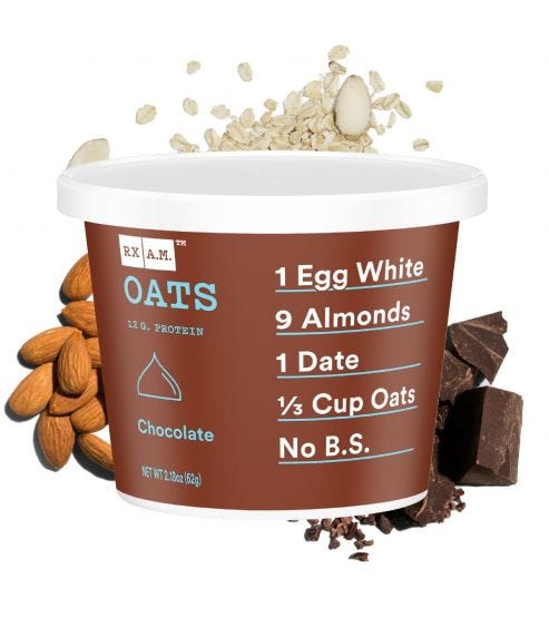 Chocolate Oatmeal Cups - High Protein Oats 